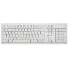 Клавиатура Oklick 505M белый USB slim {1196547}