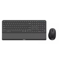 Philips Беспроводной Комплект SPT6607B (Клавиатура SPK6607B + Мышь SPK7607B) 2,4 GHz , Bluetooth 3.0/5.0 Black 110 клав/7 кнопки 800-3200dpi, русская заводская раскладка, чёрный