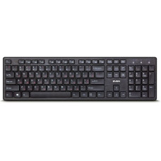 Беспроводная клавиатура Sven KB-E5800W чёрная (104 кл.+12Fn, Slim, островн.кл.)