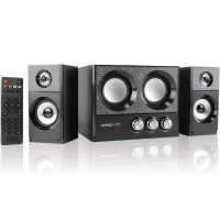 Акустическая система 2.1 CROWN CMBS-161 (МДФ, Bluetooth, 8W+4W*2=16W; приёмник FM; картридер; интерфейс USB; IR пульт)