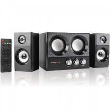 Акустическая система 2.1 CROWN CMBS-161 (МДФ, Bluetooth, 8W+4W*2=16W; приёмник FM; картридер; интерфейс USB; IR пульт)