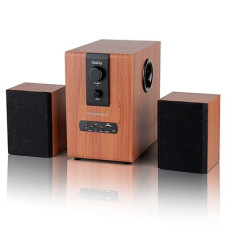 Dialog Progressive AP-150 BROWN - колонки 2.1, 10W+2*5W RMS, USB+SD reader