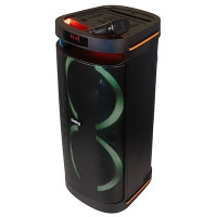 Dialog Oscar AO-300 - акустическая колонка 1.0, 80WRMS, Караоке с беспр. микр., BT+FM+USB+SD+LED