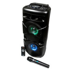 Dialog Oscar AO-20 - акустические колонки 1.0, 30W RMS, беспроводной микрофон, BT+FM+USB+SD+LED