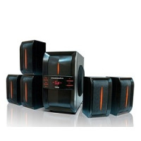 Dialog Progressive AP-540 BLACK {акустические колонки 5.1, 40W+5*12W RMS, USB+SD reader}