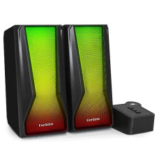 ExeGate Accord 230 (питание USB,Bluetooth, 2х3Вт (6Вт RMS), 60-20000Гц, цвет черный, RGB подсветка, Color Box)