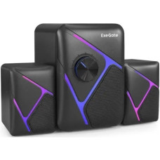 ExeGate Accord 320 (питание USB, 5Вт+2х3Вт, 150-20000Гц, цвет черный, RGB подсветка, Color Box)