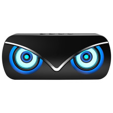 QUMO Hawk (ВТ 0051), BT5.0, 10Вт, FM, MicroSD, USB, AUX, подсветка, 1500мА-ч