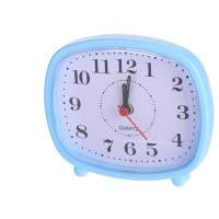 Perfeo Quartz часы-будильник "PF-TC-005", прямоугольные 10*8,5 см, синие