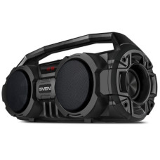 SVEN PS-415, черный, акустическая система (2.0, мощность 2x6 Вт (RMS), Bluetooth, FM, USB, microSD, LED-дисплей, встроенный аккумулятор)