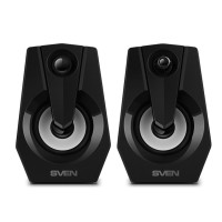 Колонки Sven 370, 2.0, черный [sv-020552]