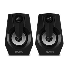 Колонки Sven 370, 2.0, черный [sv-020552]