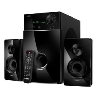 SVEN MS-2100, черный {2.1, 50Вт+2х15Вт, FM-тюнер, USB/SD, дисплей, ПДУ}