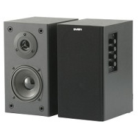 SVEN SPS-611 S, черная кожа {2.0, Активные, 2х300 Вт (PMPO), дерево}