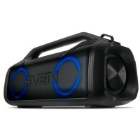 SVEN PS-390, черный (50 Вт, Waterproof (IPx5), TWS, Bluetooth, microSD, 2х3600мАч)