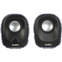 SVEN 330, чёрный (5 Вт, питание USB, подсветка)