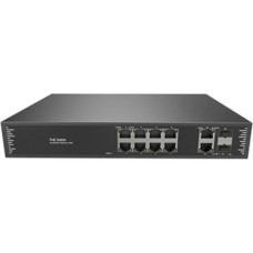 Just JT-POE31128PF Неуправляемый 12 портовый PoE коммутатор в металлическом корпусе