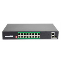 Just JT-H1016WD Неуправляемый 18 портовый PoE коммутатор в металлическом корпусе