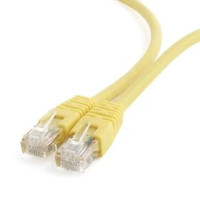 Cablexpert Патч-корд UTP PP6U-1M/Y кат.6, 1м, литой, многожильный (желтый)