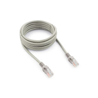 Cablexpert Патч-корд UTP PP12-3M кат.5, 3м, литой, многожильный (серый)