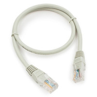 Cablexpert Патч-корд медный UTP PP10-0.5M кат.5, 0.5м, литой, многожильный (серый)