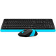 Комплект беспроводной A4Tech Fstyler FG1010 Black/Blue