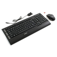Комплект беспроводной A4tech 9300F USB Black