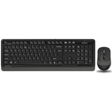 Комплект беспроводной A4Tech Fstyler FG1010 Black/Grey