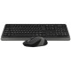 Комплект беспроводной A4Tech Fstyler FG1010 Black/Grey