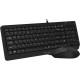 Комплект проводной A4Tech F1512 Black