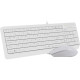 Комплект проводной A4Tech F1512 White