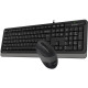 Комплект проводной A4Tech Fstyler F1010 Black/Grey
