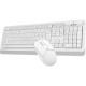 Комплект беспроводной A4Tech Fstyler FG1012 USB White