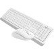 Комплект беспроводной A4Tech Fstyler FG1012 USB White