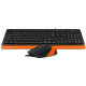 Комплект проводной A4Tech Fstyler F1010 Black/Orange