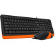 Комплект проводной A4Tech Fstyler F1010 Black/Orange