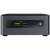 Intel NUC BOXNUC7CJYHN2 Intel NUC kit, Intel Celeron J4005, 2.7 GHz, DDR4 SODIMM (up to 2400MHz/8Gb), VGA Intel HD Graphics(2xHDMI 2.0), 4xUSB3.0, 1x2.5HDD, WiFi+BT, SHXC, powercord EU, w/ no codec