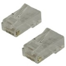 5bites US070A (US007A) Коннектор RJ-45 8p8c, зол.напыление, со вставкой (1шт)