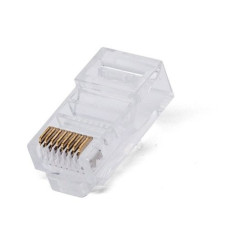 Filum FL-NA-PLUG5E-2 Коннектор RJ-45, 5E кат., 8p8c, 6 мкм, универсальный, для одножильного и многожильного кабеля, уп/10 шт