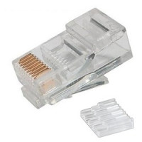 Neomax P88RB03V2I коннектор UTP RJ45 под однож. кабель (со вставкой), Кат.5e (100шт.)