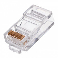Gembird Вилка RJ-45 (8P8C) универсальная. кат.5e. со сквозным отверстием (10 шт.) (LC-PTU-01/10)