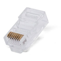 Filum FL-NA-PLUG5E-5 Коннектор RJ-45, 5E кат., 8p8c, 6 мкм, для одножильного кабеля, уп/100 шт