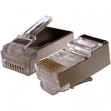 Gembird коннектор кат 5, экранированный RJ45 FTP8P8C(100 шт. в уп.)
