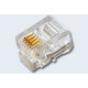 Коннектор телефонный 6p4c <> RJ11 10шт