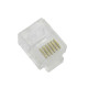 RJ12 (RJ25) коннектор 6p6c телефонный 10шт