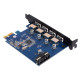 Контроллер Orico PVU3-4P PCIe to 4 port USB 3.0