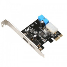 KS-is KS-576 Контроллер PCIe USB 3.0 x 2 + 1