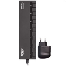 HUB GR-388UAB Ginzzu USB 3.0/2.0 7 port + adapter