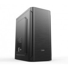 CBR PCC-MATX-MX10-WPSU Корпус mATX Minitower MX10, без БП, 2*USB 2.0, HD Audio+Mic, Black