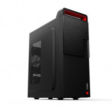 CBR PCC-ATX-E191-WPSU Корпус ATX Miditower E191, без БП, 4*USB 2.0, HD Audio+Mic, Black